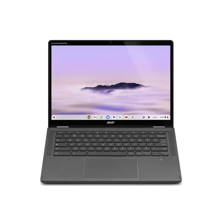 Acer Chromebook Plus Spin 514 device open laptop.