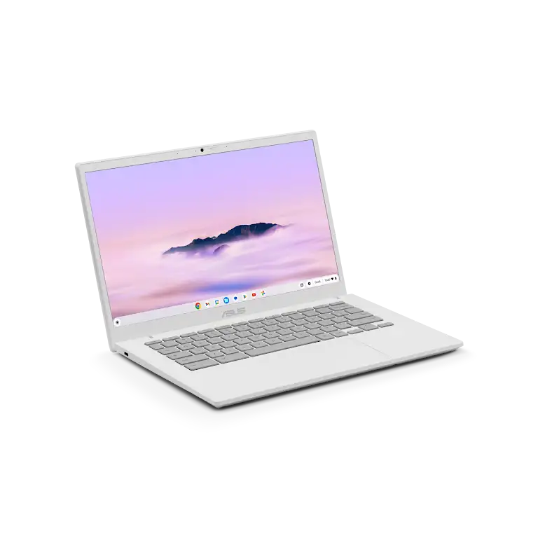 Asus Chromebook Plus CX34 device left side view.