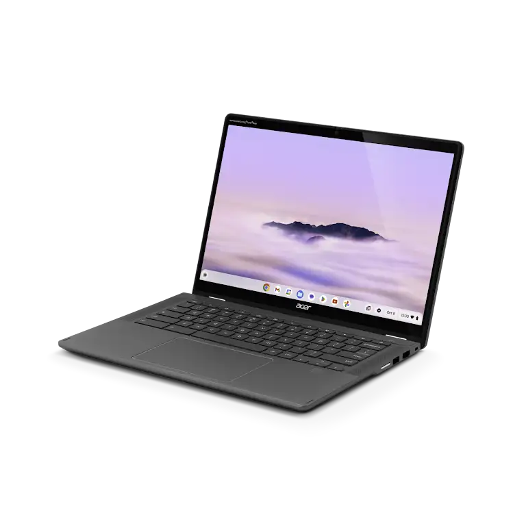 Acer Chromebook Plus Spin 514 device right side view.