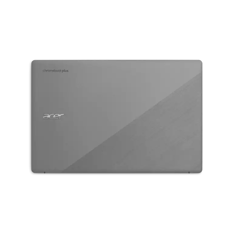 Acer Chromebook Plus 515 device closed top view.