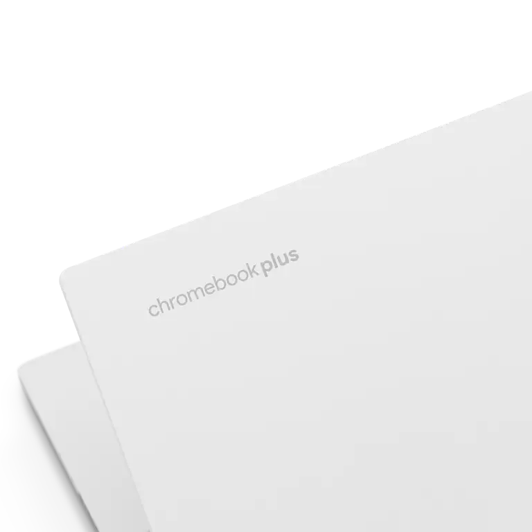 Asus Chromebook Plus CX34 device up-close look at the back side.