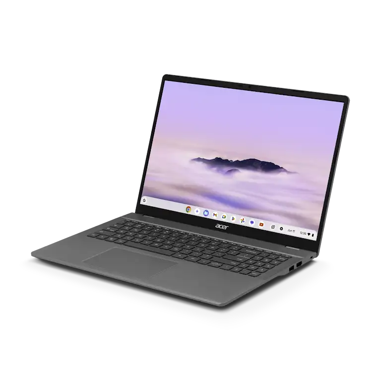 Acer Chromebook Plus 516 device right side view.
