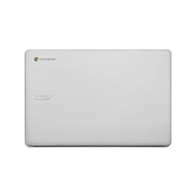 Acer Chromebook 315 magma device closed top view.