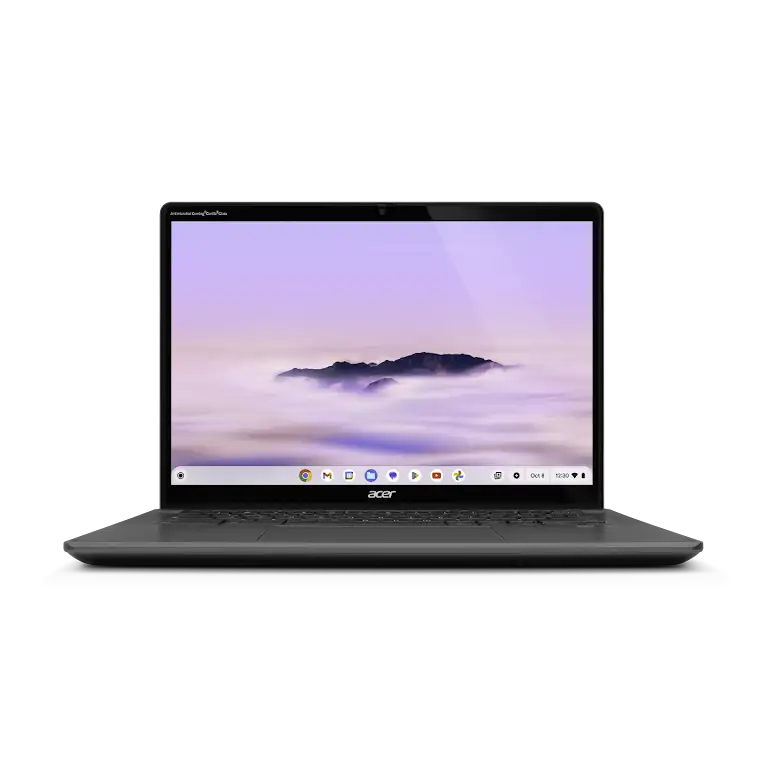Acer Chromebook Plus Spin 514 device front view.