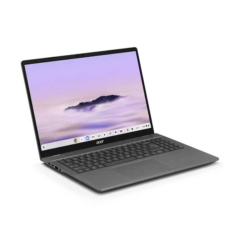 Acer Chromebook Plus 516 device left side view.